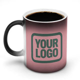 Custom Light Pink Blue Green Magic Mug