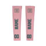 Custom Light Pink Blue Green Arm Sleeve