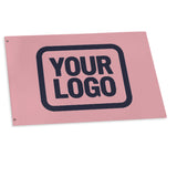 Custom Light Pink Navy Flag