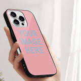 Custom Light Pink Light Blue Phone Case
