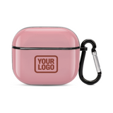 Custom Light Pink Coral Red AirPods Case (3rd Generation)