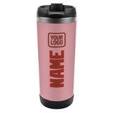 Custom Light Pink Coral Red Stainless Steel Water Cup