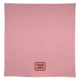 Custom Light Pink Orange Red Square Table Cloth