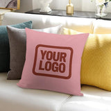 Custom Light Pink Coral Red Pillowcase