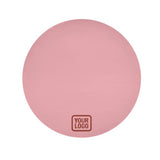 Custom Light Pink Coral Red Round Table Cloth