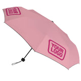 Custom Light Pink Pink Automatic Umbrella