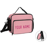 Custom Light Pink Pink Lunch Bag