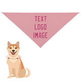 Custom Light Pink Pink Pet Scarf