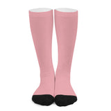 Custom Light Pink Light Pink Knee-High Sock