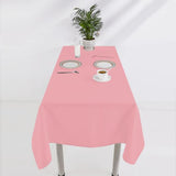 Custom Light Pink Pink Square Table Cloth