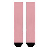 Custom Light Pink Light Pink Knee-High Sock