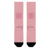 Custom Light Pink Light Pink Knee-High Sock