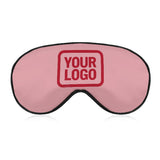Custom Light Pink Red Sleep Mask