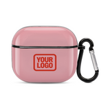 Custom Light Pink Orange Red AirPods Case (3rd Generation)