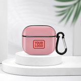 Custom Light Pink Orange Red AirPods Case (3rd Generation)