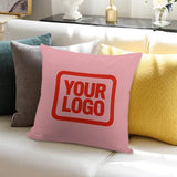 Custom Light Pink Orange Red Pillowcase