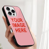 Custom Light Pink Orange Red Phone Case