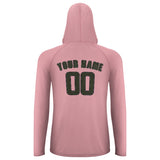 Custom Light Pink Olive UV-Hoodie