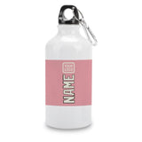 Custom Light Pink Cream Sports Bottle