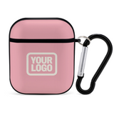 Custom Light Pink Cream AirPods Case