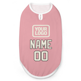 Custom Light Pink Cream Pet Vest
