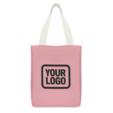 Custom Light Pink Cream Canvas Tote Bag