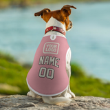 Custom Light Pink Cream Pet Vest