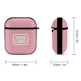 Custom Light Pink Cream AirPods Case