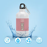 Custom Light Pink Cream Sports Bottle