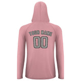 Custom Light Pink Gray UV-Hoodie
