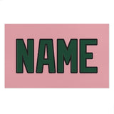 Custom Light Pink Green Beach Towel
