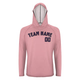 Custom Light Pink Purple UV-Hoodie