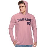 Custom Light Pink Purple UV-Hoodie