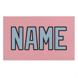 Custom Light Pink Light Blue Beach Towel