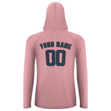 Custom Light Pink Blue UV-Hoodie