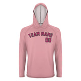 Custom Light Pink Pink UV-Hoodie