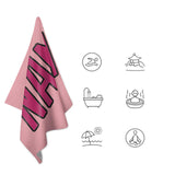 Custom Light Pink Pink Beach Towel
