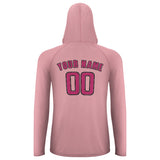 Custom Light Pink Pink UV-Hoodie