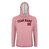 Custom Light Pink Red UV-Hoodie