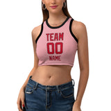 Custom Light Pink Red Sleeveless Tank Top