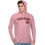Custom Light Pink Red UV-Hoodie