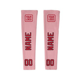Custom Light Pink Red Arm Sleeve
