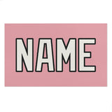 Custom Light Pink White Beach Towel