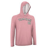 Custom Light Pink White UV-Hoodie