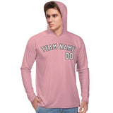 Custom Light Pink White UV-Hoodie