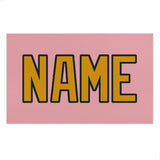 Custom Light Pink Yellow Beach Towel