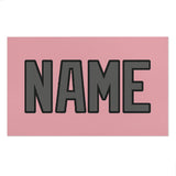 Custom Light Pink Dark Grey Beach Towel