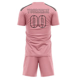 Custom Light Pink Light Pink Soccer Jersey