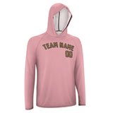 Custom Light Pink Khaki UV-Hoodie