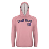 Custom Light Pink Light Purple UV-Hoodie